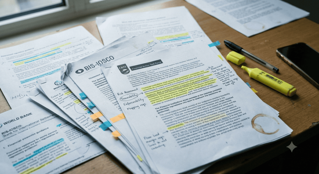 ighlighted regulator pages sorted under principles; ERC-8319 Regulatory Compliance Protocol